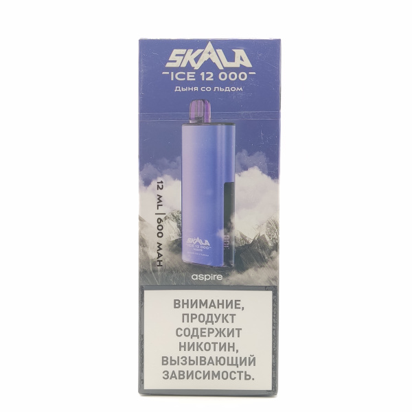 ЭС SKALA ICE 12000 с ароматом Дыни со льдом , 20мг/см3, 12 мл.