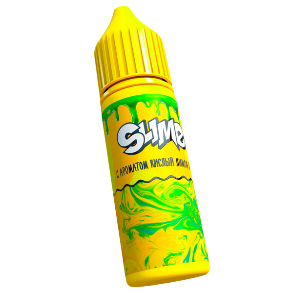 БЕЗНИКОТИНОВАЯ ЖИДКОСТЬ ДЛЯ ЭСДН SLIME (СЛАЙМ) 0mg 28ml С АРОМАТОМ КИСЛЫЙ ЛИМОН ЛАЙМ