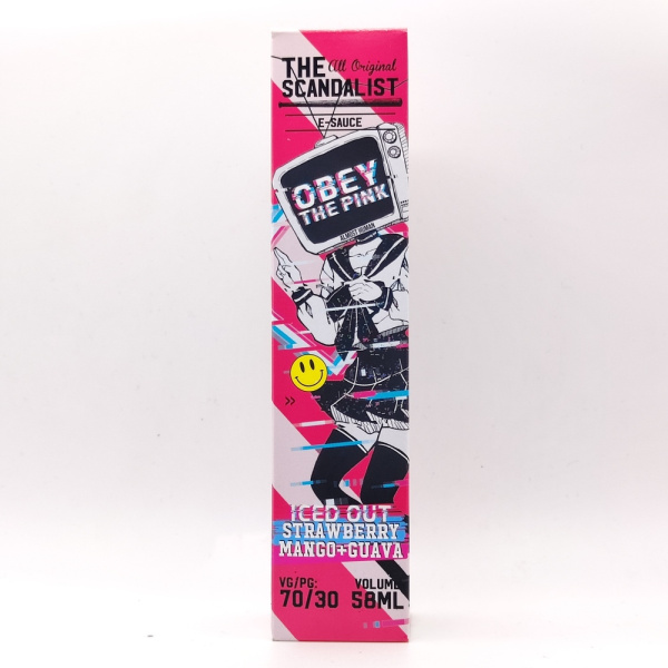 Жидкость для ЭСДН без содержания никотина The Scandalist Obey The Pink