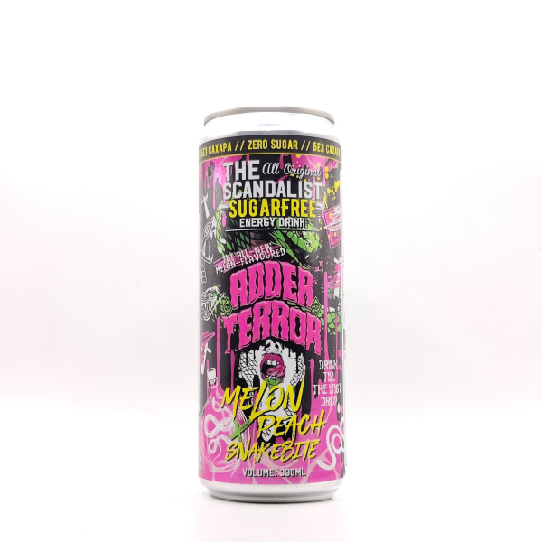 The Scandalist Energy Drink - Adder Terror Sugar Free (330 Мл)