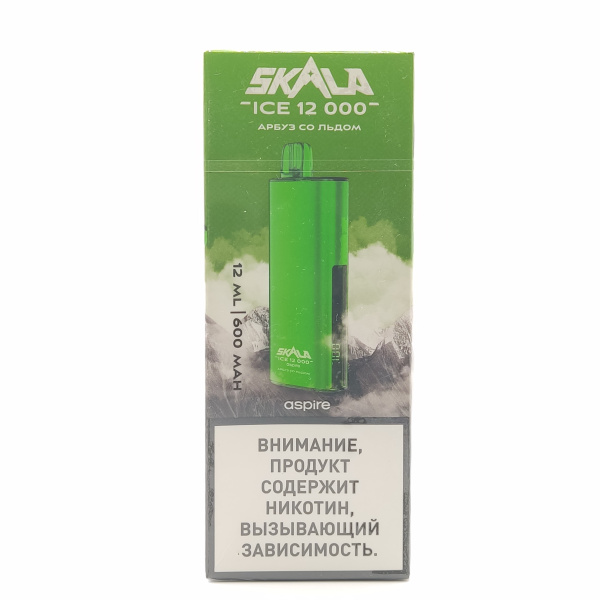 ЭС SKALA ICE 12000 с ароматом Арбуза со льдом , 20мг/см3, 12 мл.
