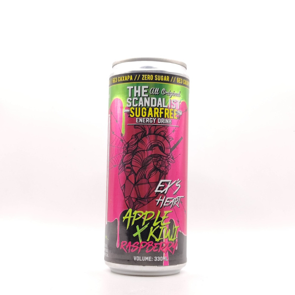 The Scandalist Energy Drink - Ex'S Heart Sugar Free (330 Мл)