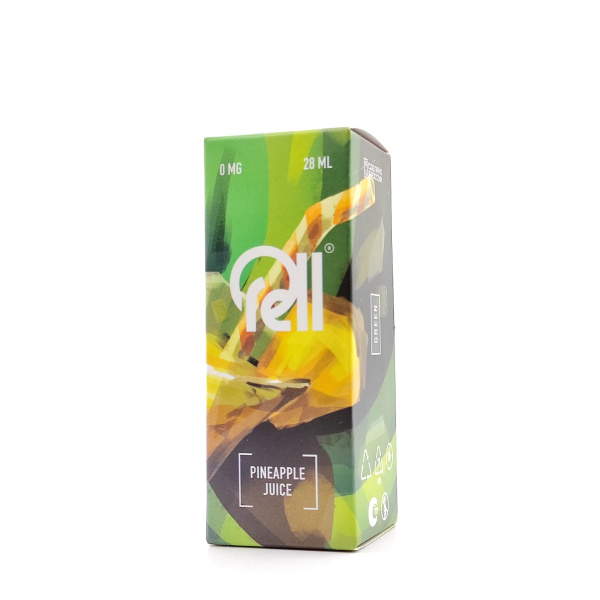 Безникотиновая жидкость для ЭСДН RELL GREEN Pineapple juice (28мл, 0мг/см3)
