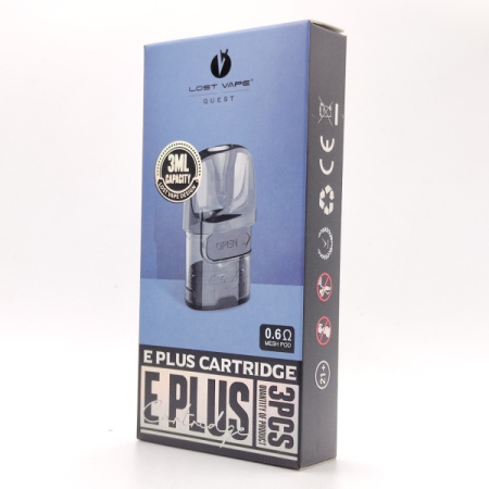 Картридж Lost Vape E Plus Cartridge (0.6) фото в интернет-каталоге PG-VG